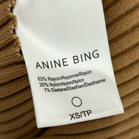 NWT Anine Bing Sia Ribbed Midi Dress - Picture 13 of 13